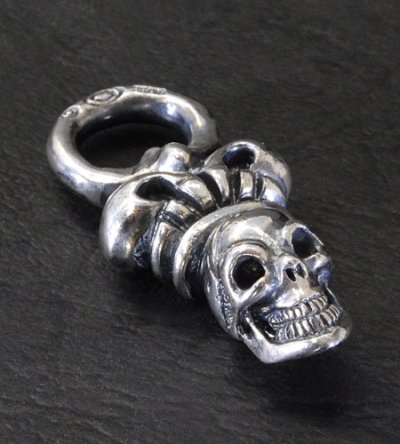 Photo3: Skull & Crown Pendant