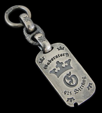 Photo1: Dogtag Chiseled Anchor Wallet Hanger