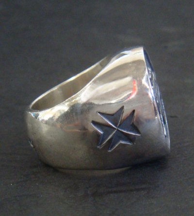 Photo4: G&Crown Battle-Ax Ring