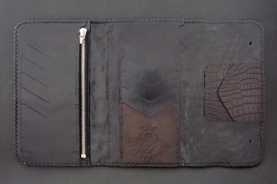 Photo4: Crocodile Horn Back Long Wallet