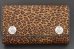 Photo3: Hair-On Medium Leopard Long Wallet