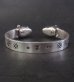 Photo3: Half Bulldog Flat Bar Bangle (3)