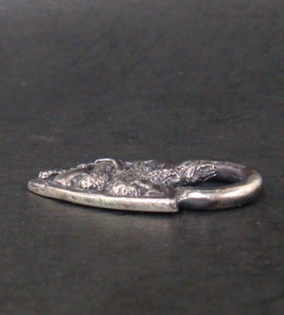 Photo5: Large Snake Belt Tip Pendant