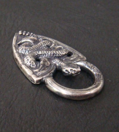 Photo2: Large Snake Belt Tip Pendant