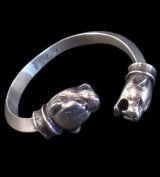 Panther With Bolo Neck Triangle Wire Bangle