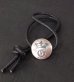 Photo1: G&Crown Button Leather Hair Band (1)