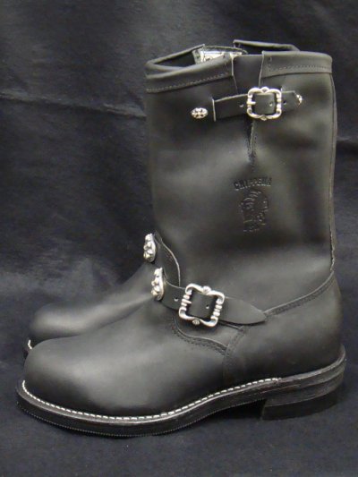 Photo2: Long Boots with Cross Oval