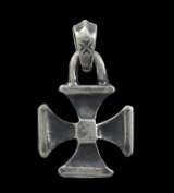 Long Iron Cross Pendant