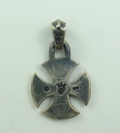 Photo4: Round Cross Pendant