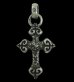 Photo1: Quarter 4 Heart Chiseled Cross With H.W.O Pendant (1)