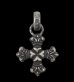 Photo1: Quarter 4 Heart Crown Short Cross With H.W.O Pendant (1)