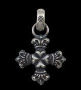 Half 4Heart Crown Short Cross With H.W.O Pendant