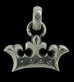 Photo1: Large Crown With H.W.O  Pendant (1)