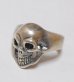 Photo2: Old Single Skull Ring (2)