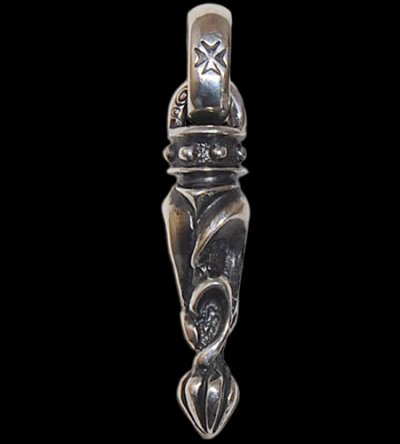 Photo1: Stud Bolo Tip With H,W,O Pendant