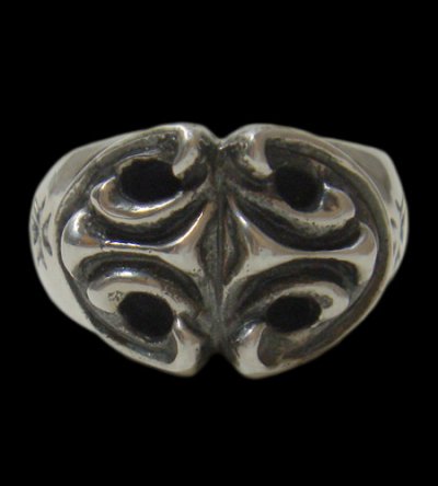 Photo2: Sculpted Oval Ring