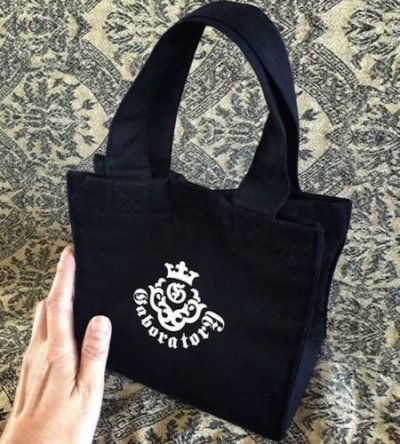 Photo1: Gaboratory Cotton Mini Tote Bag