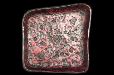 Photo1: Gaboratory Textured Leather Gun Tray [Burgundy]