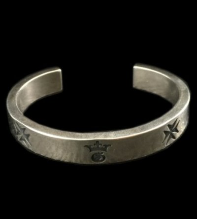 Photo1: Flat Bar Bangle 10mm Bold