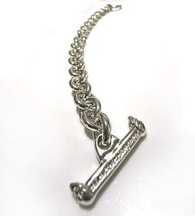 Photo4: All Hand Craft O-ring Links Half T-bar & O-ring Bracelet [B-305]
