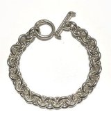 All Hand Craft O-ring Links Half T-bar & O-ring Bracelet [B-305]