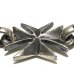 Photo4: Half Maltese Cross ID With H.W.O & Chiseled Anchor Links Bracelet [B-304]