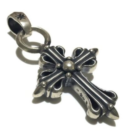Photo1: Half Master Art Nouveau Cross Pendant