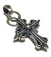 Photo1: Half Master Art Nouveau Cross Pendant (1)
