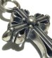 Photo3: Half Master Art Nouveau Cross Pendant