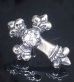 Photo2: 1/64 4Heart Crown Cross With Diamond Pierce (2)