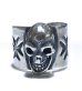 Photo2: Skull On Maltese Cross Ear Cuff (2)