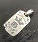 Photo2: G&Crown With Small Classic H.W.O Dog Tag (1/8 Size) (2)