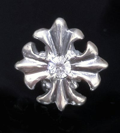 Photo1: 1/48 Short Grooved Cross With Diamond Pierce