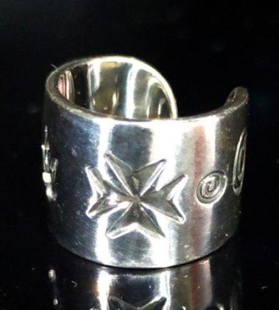 Photo2: Trident With Maltese Cross Ear Cuff