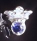 Photo4: G&Crown Blue Super CZ Diamond Pierce