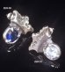Photo6: G&Crown Blue Super CZ Diamond Pierce