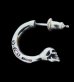 Photo1: Phantom T-bar Skull On Round Bar Pierce (1)