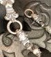 Photo4: 4Heart Crown Cross Key Keeper With 2Old Bulldogs & 2Skulls Braid Leather Wallet Chain