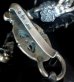 Photo8: Skull On Cross Oval W/Crown Keeper & 4Lions & 12Skulls W/Braid Leather Wallet Chain Skull Drop