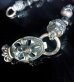 Photo6: Skull On Cross Oval W/Crown Keeper & 4Lions & 12Skulls W/Braid Leather Wallet Chain Skull Drop