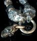 Photo10: Skull On Cross Oval W/Crown Keeper & 4Lions & 12Skulls W/Braid Leather Wallet Chain Skull Drop