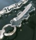 Photo4: 4Heart Crown Keeper With 2Swivel Panthers & H.W.O & Anchor Links Wallet Chain