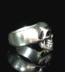 Photo9: Old Single Skull Full Head Ring