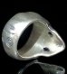 Photo8: Old Single Skull Full Head Ring