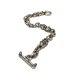 Photo3: Half Noodle & Macaroni & Half Small Oval Links Bracelet