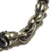Photo7: Half Noodle & Macaroni & Half Small Oval Links Bracelet