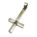Photo3: G&Crown Plain Petro Cross Pendant [1/16]