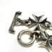 Photo6: Quarter Maltese Cross Links Bracelet