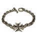 Photo1: Maltese Cross With ７Chain Bracelet (1)