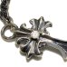 Photo3: Diamond With Grooved Cross & 6Chain Bracelet